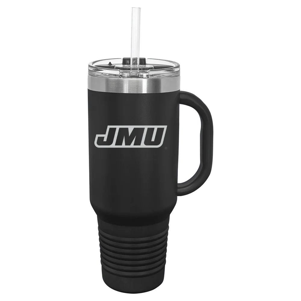James Madison University Polar Camel 40 oz. Travel Mug with Snap Lid & Straw
