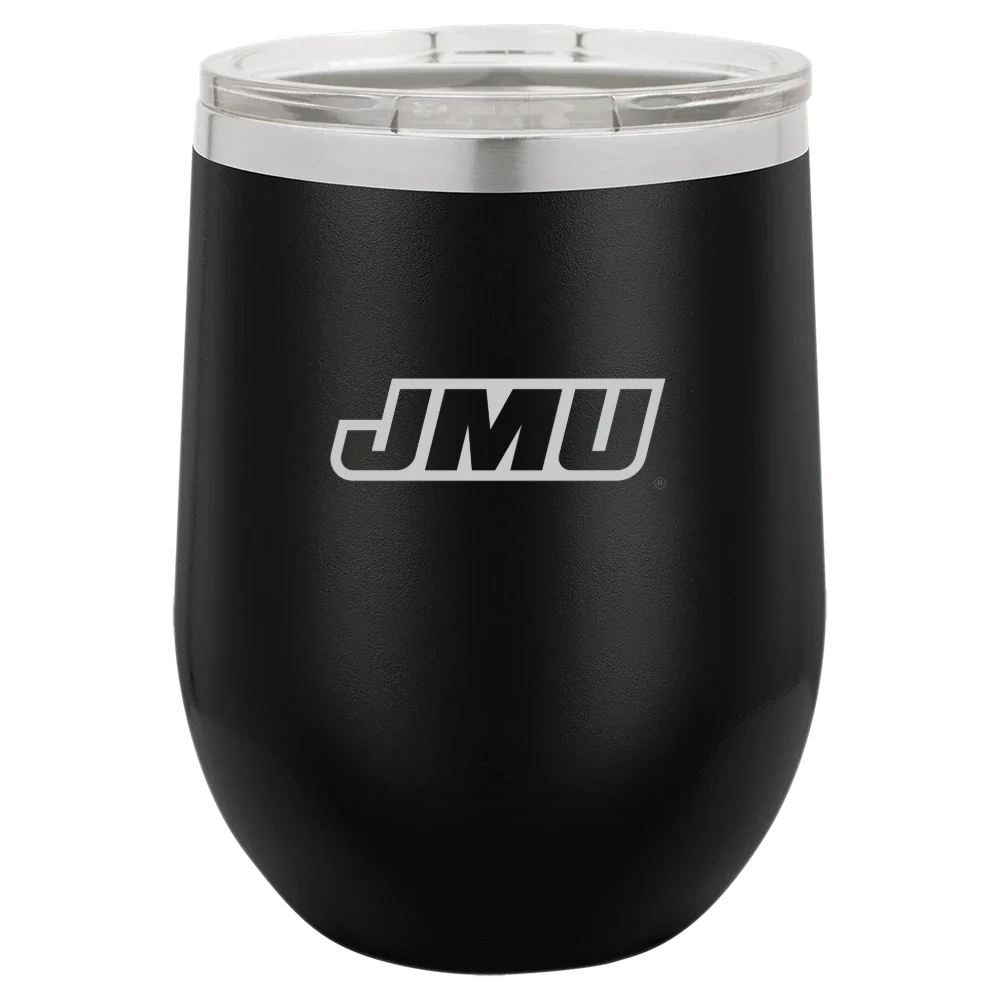 James Madison University Polar Camel 12 oz. Stemless Wine Tumbler