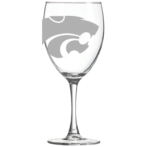 Kansas State University Polar Camel 10 1/2 oz. Wine Glass