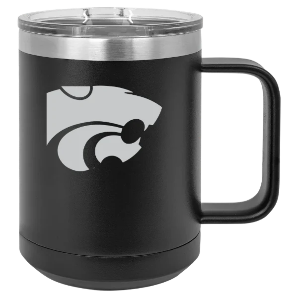 Kansas State University Polar Camel 15 oz. Mug with Slider Lid