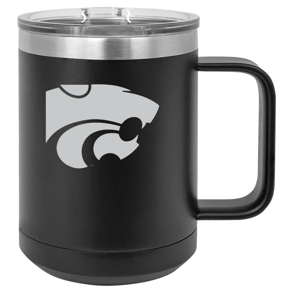 Kansas State University Polar Camel 15 oz. Mug with Slider Lid
