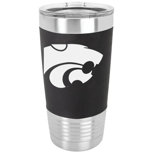 Kansas State University Polar Camel 20 oz. Silicone Grip Tumbler with Standard Lid
