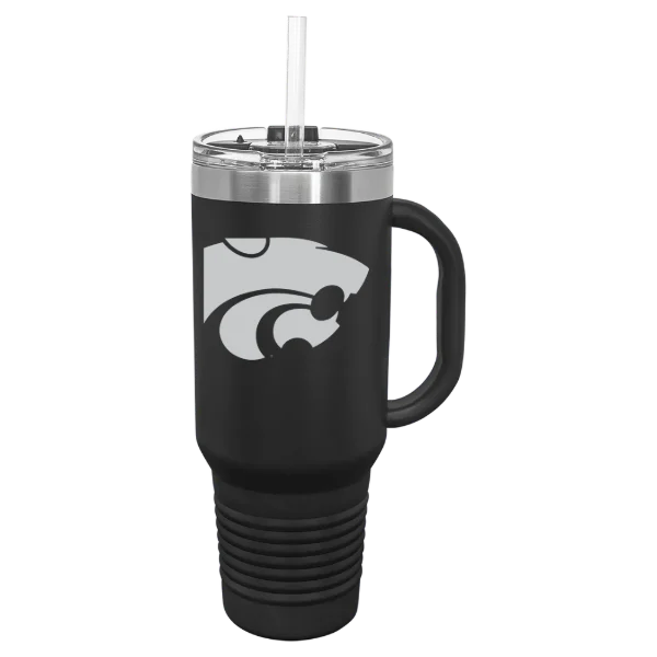 Kansas State University Polar Camel 40 oz. Travel Mug with Snap Lid & Straw
