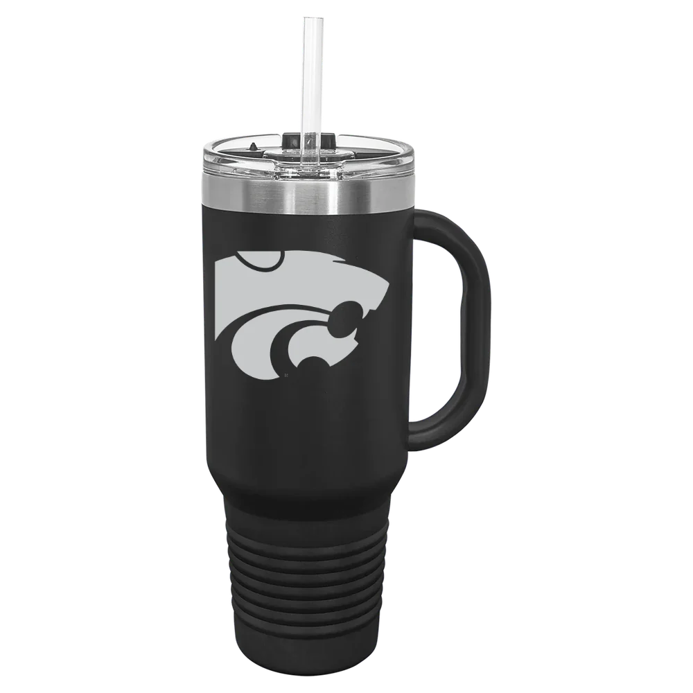 Kansas State University Polar Camel 40 oz. Travel Mug with Snap Lid & Straw