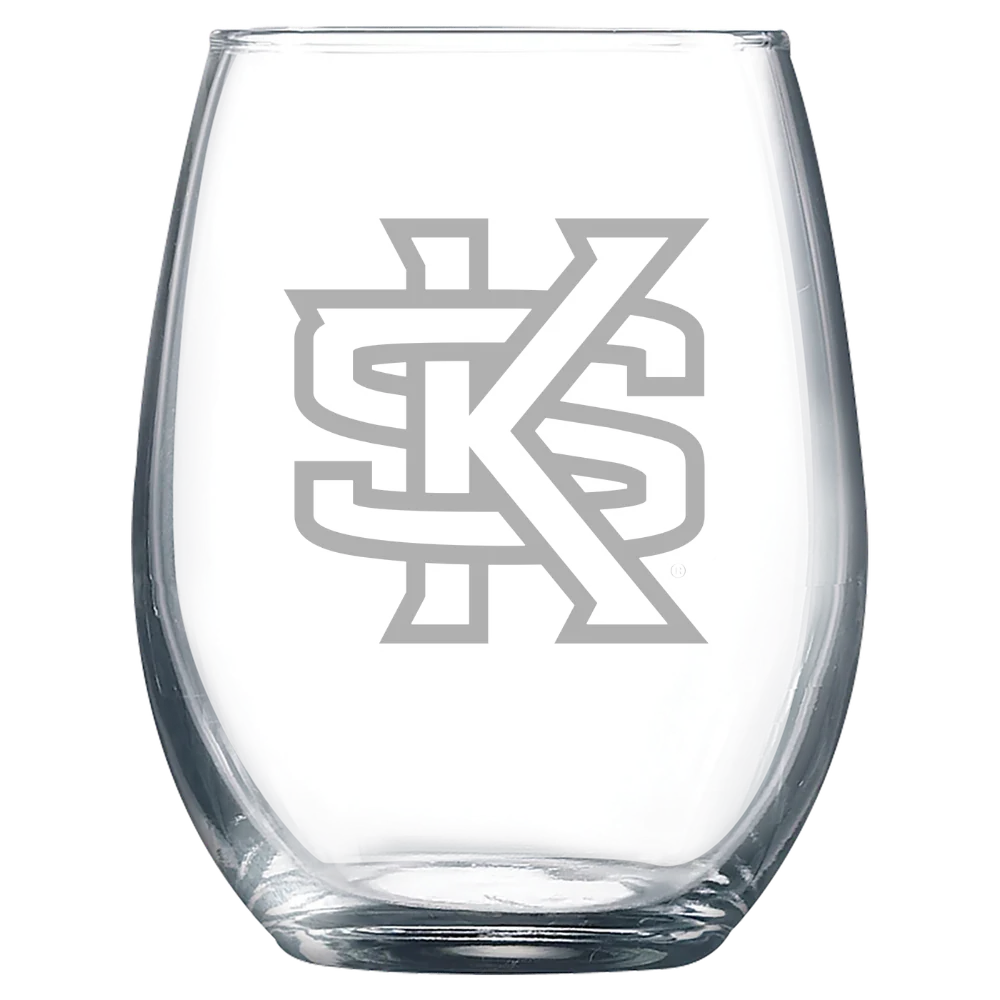 Kennesaw State University Polar Camel 9 oz. Stemless Wine Glass