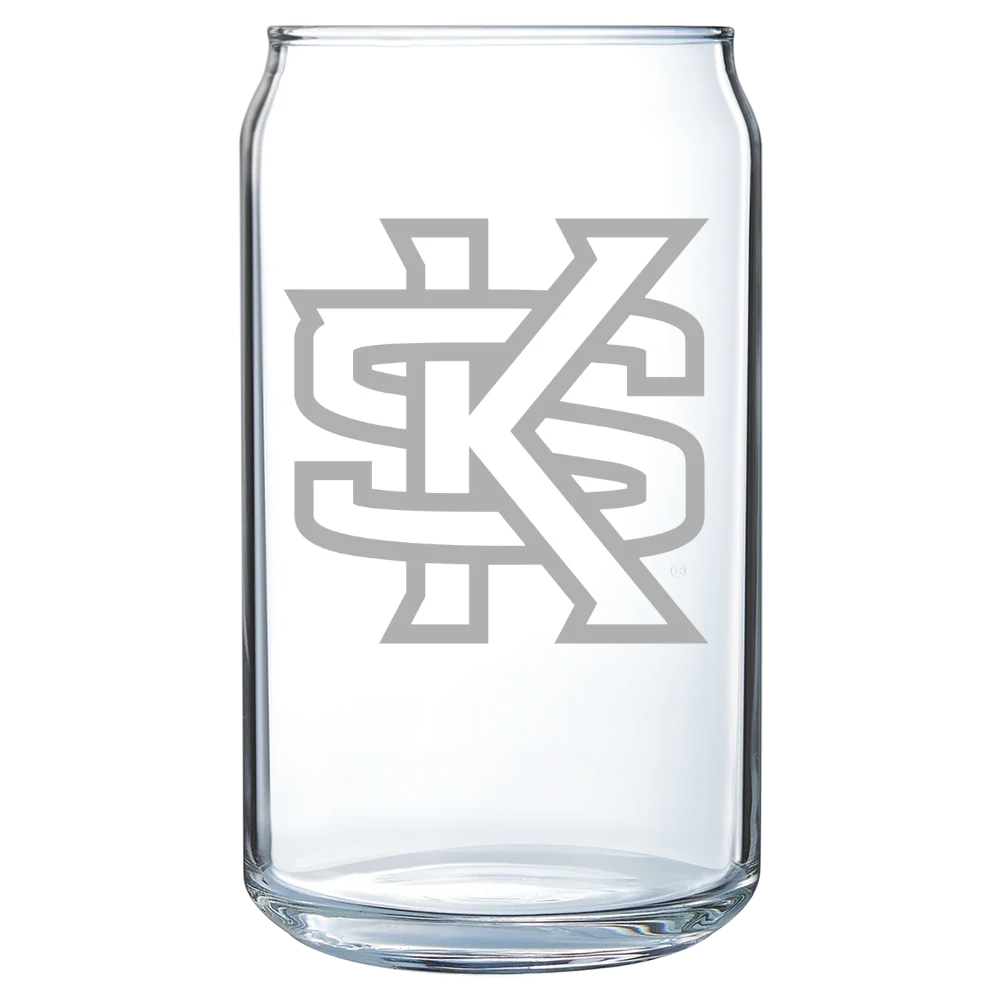 Kennesaw State University Polar Camel 16 oz. Can Glass