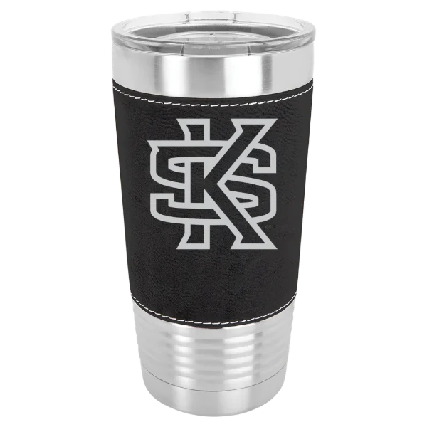 Kennesaw State University Polar Camel 20 oz. Leatherette Grip Tumbler with Standard Lid
