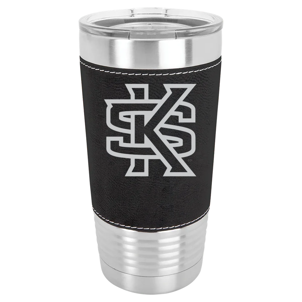 Kennesaw State University Polar Camel 20 oz. Leatherette Grip Tumbler with Standard Lid