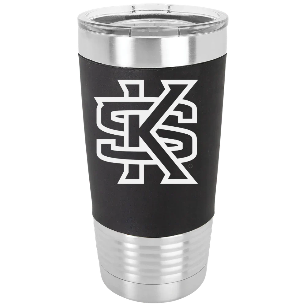 Kennesaw State University Polar Camel 20 oz. Silicone Grip Tumbler with Standard Lid