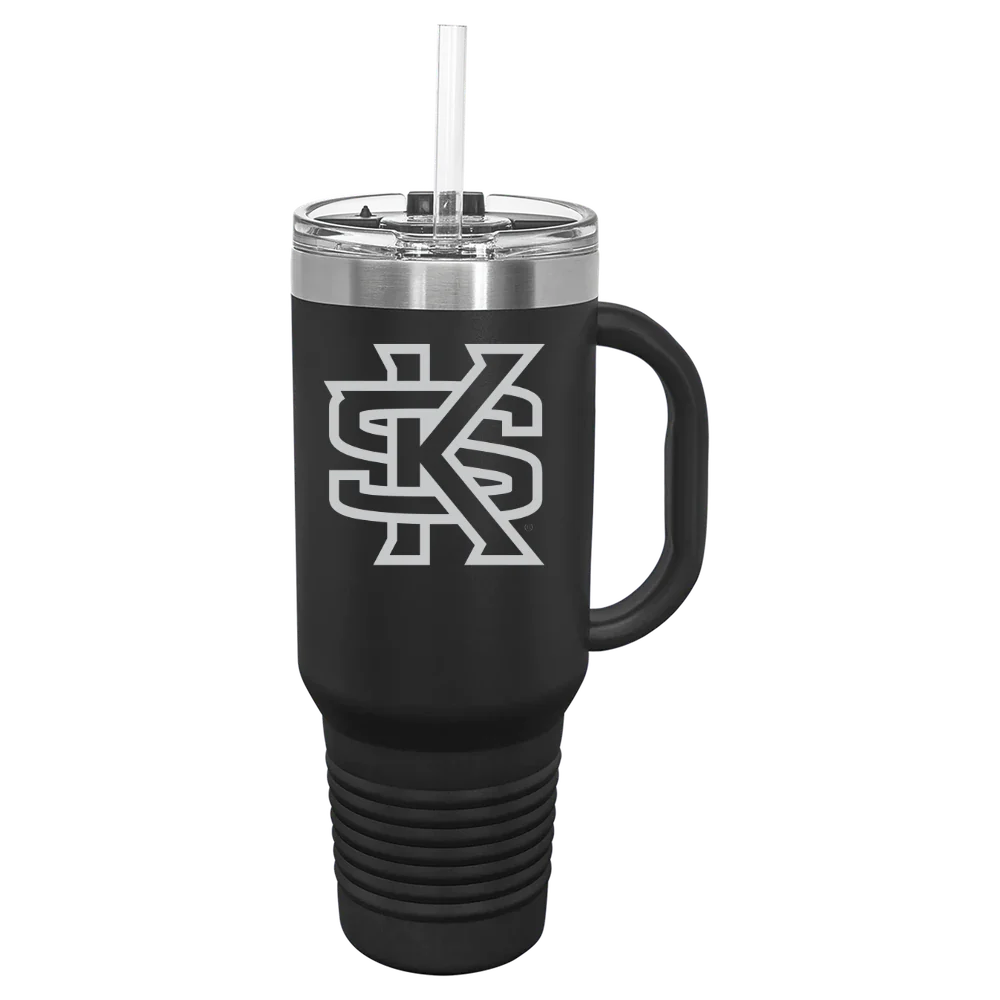 Kennesaw State University Polar Camel 40 oz. Travel Mug with Snap Lid & Straw