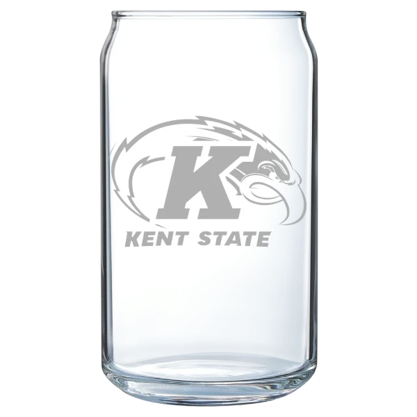Kent State University Polar Camel 16 oz. Can Glass