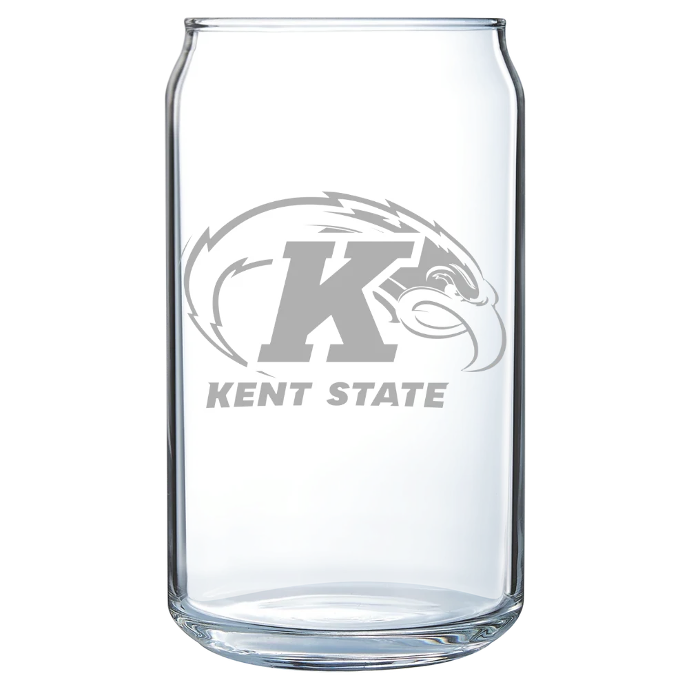 Kent State University Polar Camel 16 oz. Can Glass