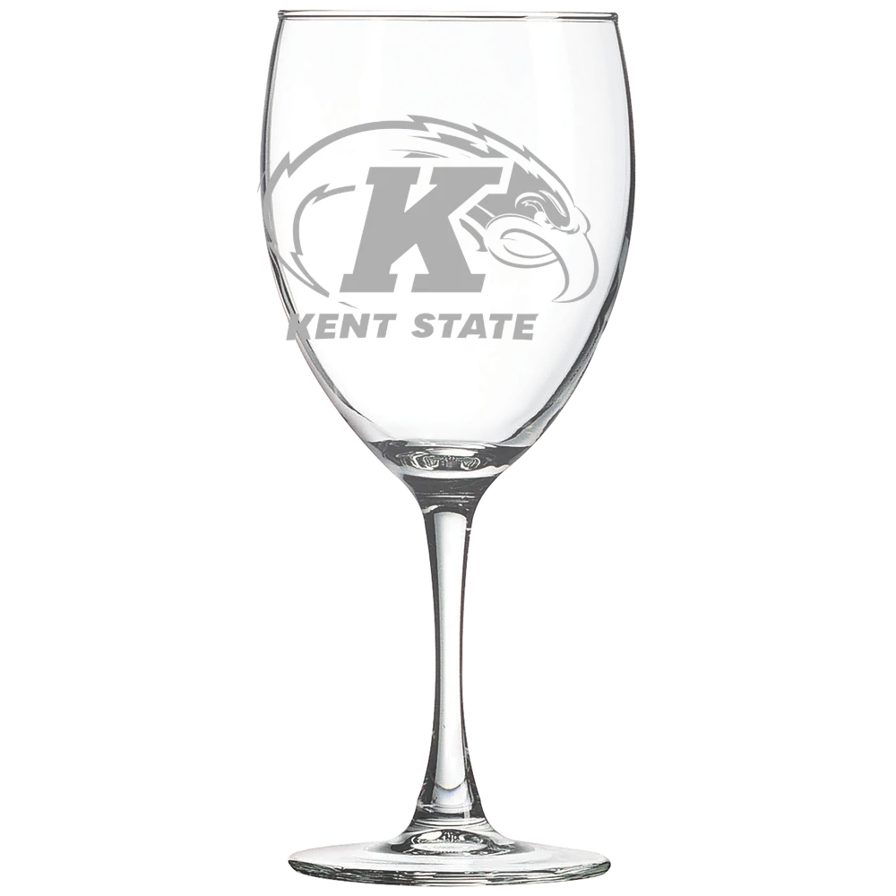 Kent State University Polar Camel 10 1/2 oz. Wine Glass