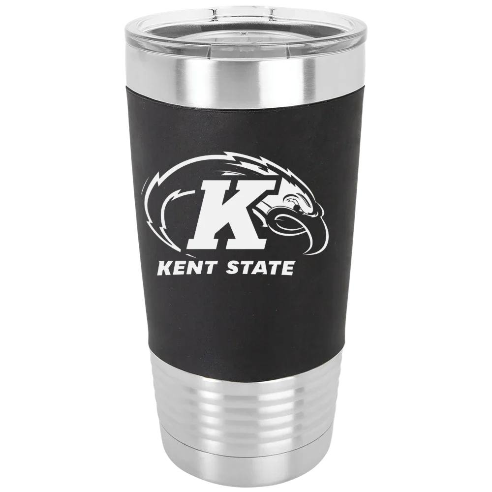 Kent State University Polar Camel 20 oz. Silicone Grip Tumbler with Standard Lid