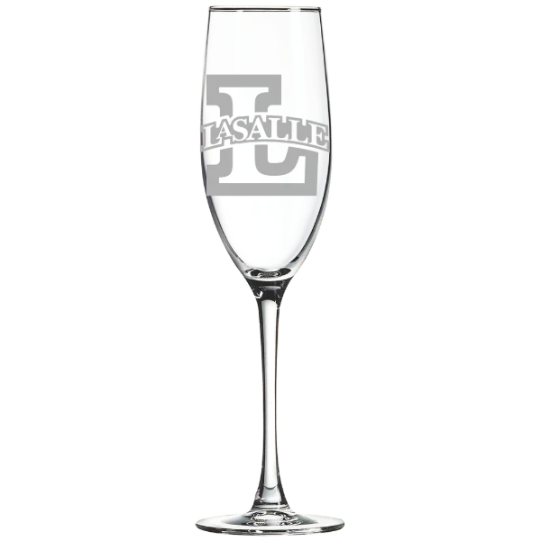La Salle University Polar Camel 8 oz. Champagne Flute