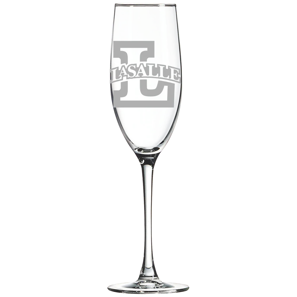 La Salle University Polar Camel 8 oz. Champagne Flute