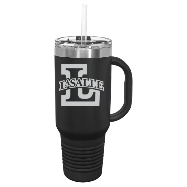 La Salle University Polar Camel 40 oz. Travel Mug with Snap Lid & Straw