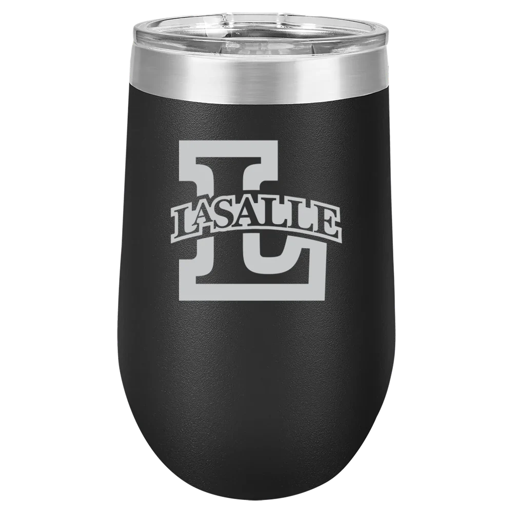 La Salle University Polar Camel 16 oz. Stemless Wine Tumbler