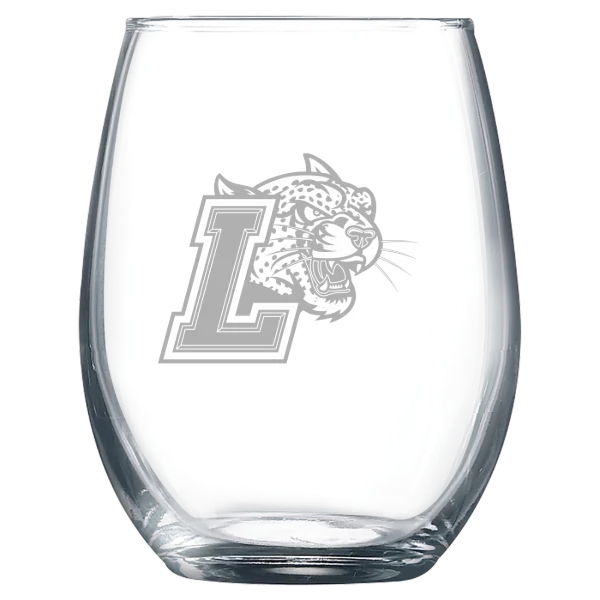 Lafayette College Polar Camel 9 oz. Stemless Wine Glass
