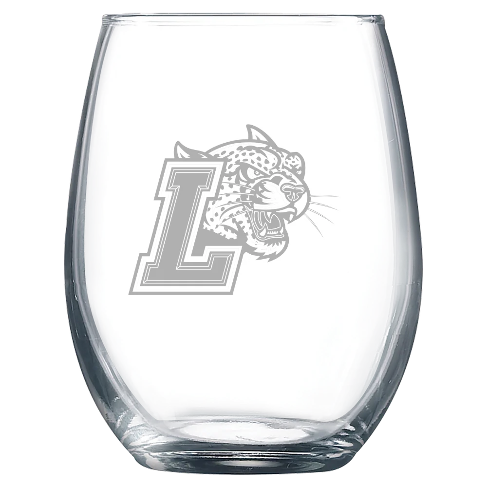 Lafayette College Polar Camel 9 oz. Stemless Wine Glass