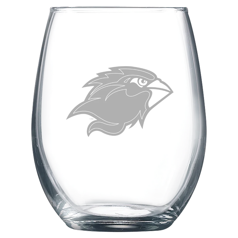 Lamar University Polar Camel 9 oz. Stemless Wine Glass