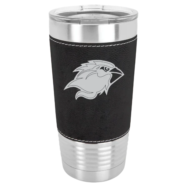 Lamar University Polar Camel 20 oz. Leatherette Grip Tumbler with Standard Lid