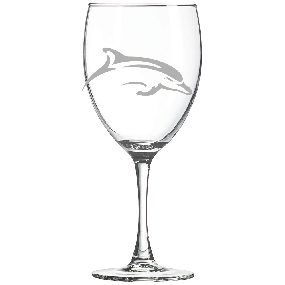Le Moyne College Polar Camel 10 1/2 oz. Wine Glass