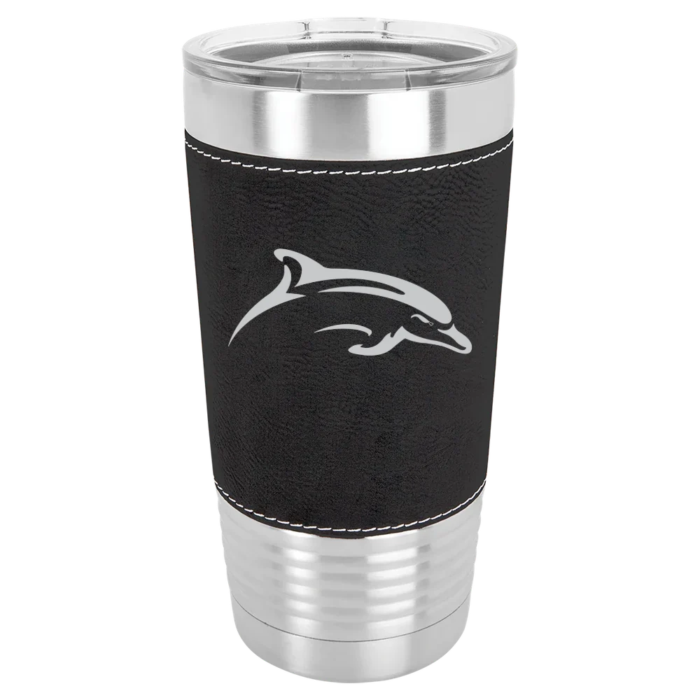 Le Moyne College Polar Camel 20 oz. Leatherette Grip Tumbler with Standard Lid