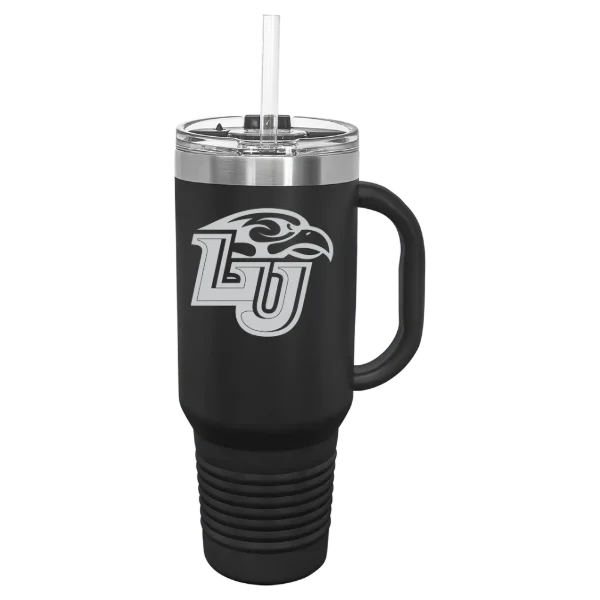Liberty University Polar Camel 40 oz. Travel Mug with Snap Lid & Straw