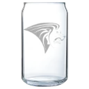 Lindenwood University Polar Camel 16 oz. Can Glass