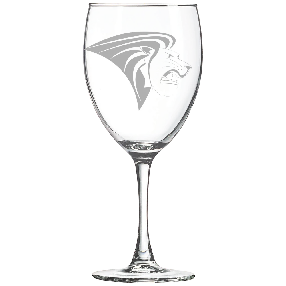 Lindenwood University Polar Camel 10 1/2 oz. Wine Glass