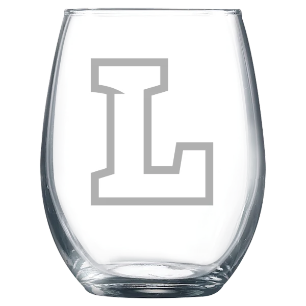 Lipscomb University Polar Camel 9 oz. Stemless Wine Glass