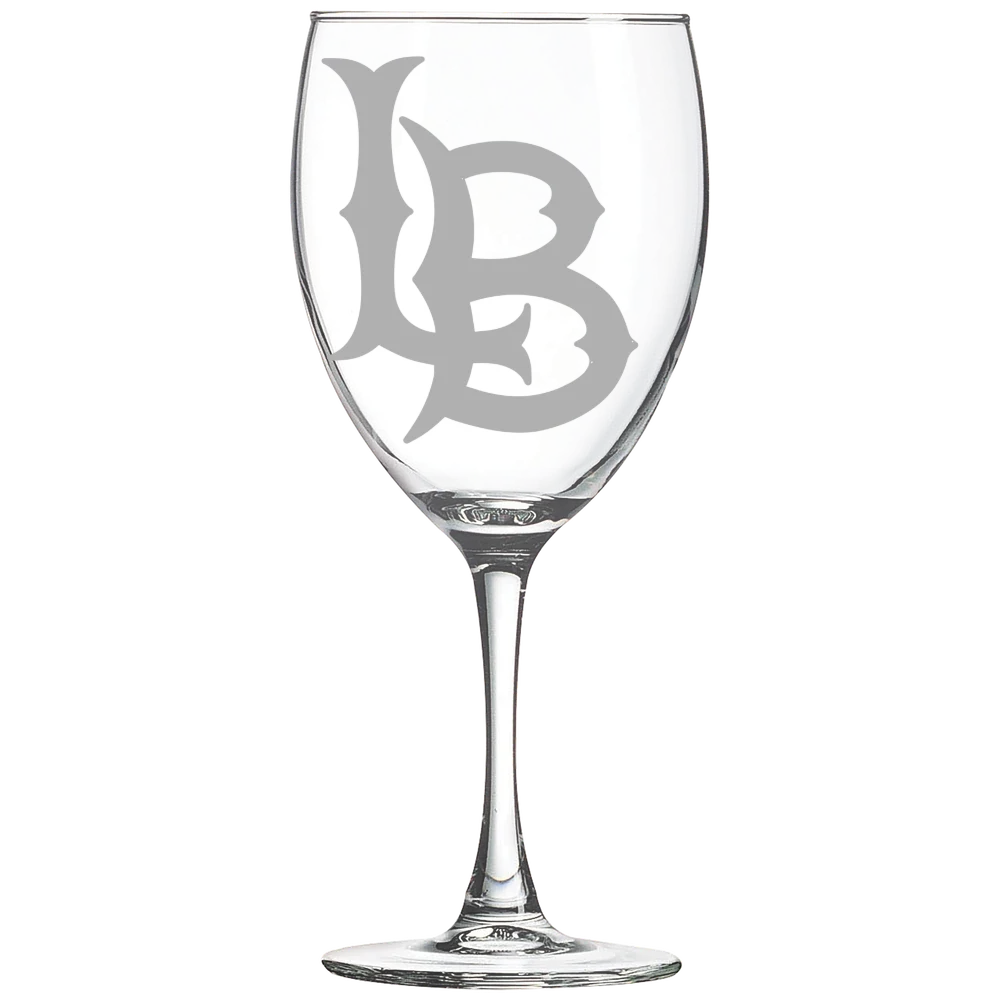 Long Beach State University Polar Camel 10 1/2 oz. Wine Glass