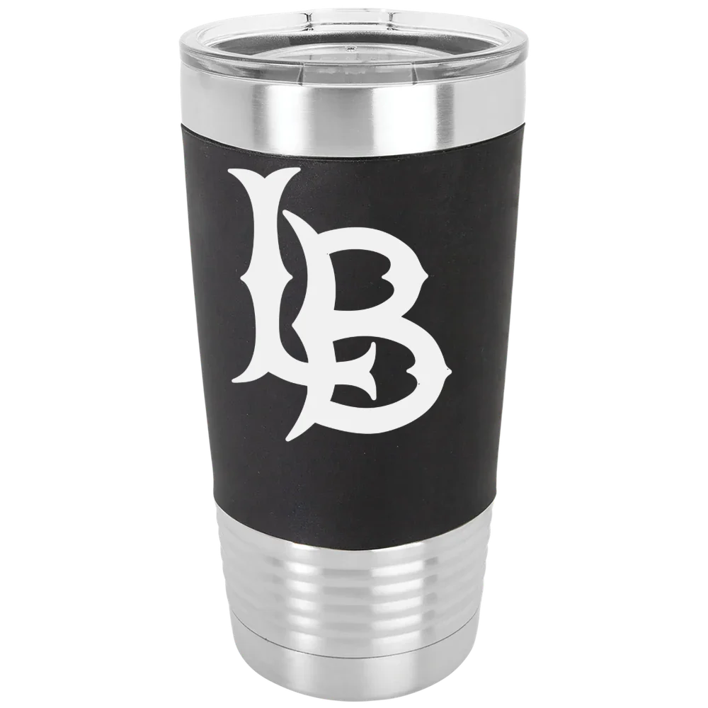 Long Beach State University Polar Camel 20 oz. Silicone Grip Tumbler with Standard Lid
