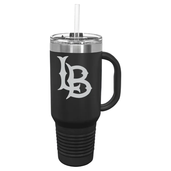 Long Beach State University Polar Camel 40 oz. Travel Mug with Snap Lid & Straw