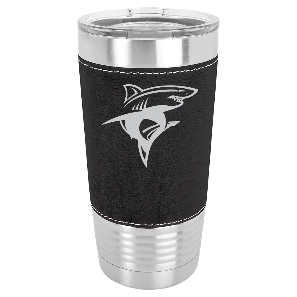 Long Island University Polar Camel 20 oz. Leatherette Grip Tumbler with Standard Lid