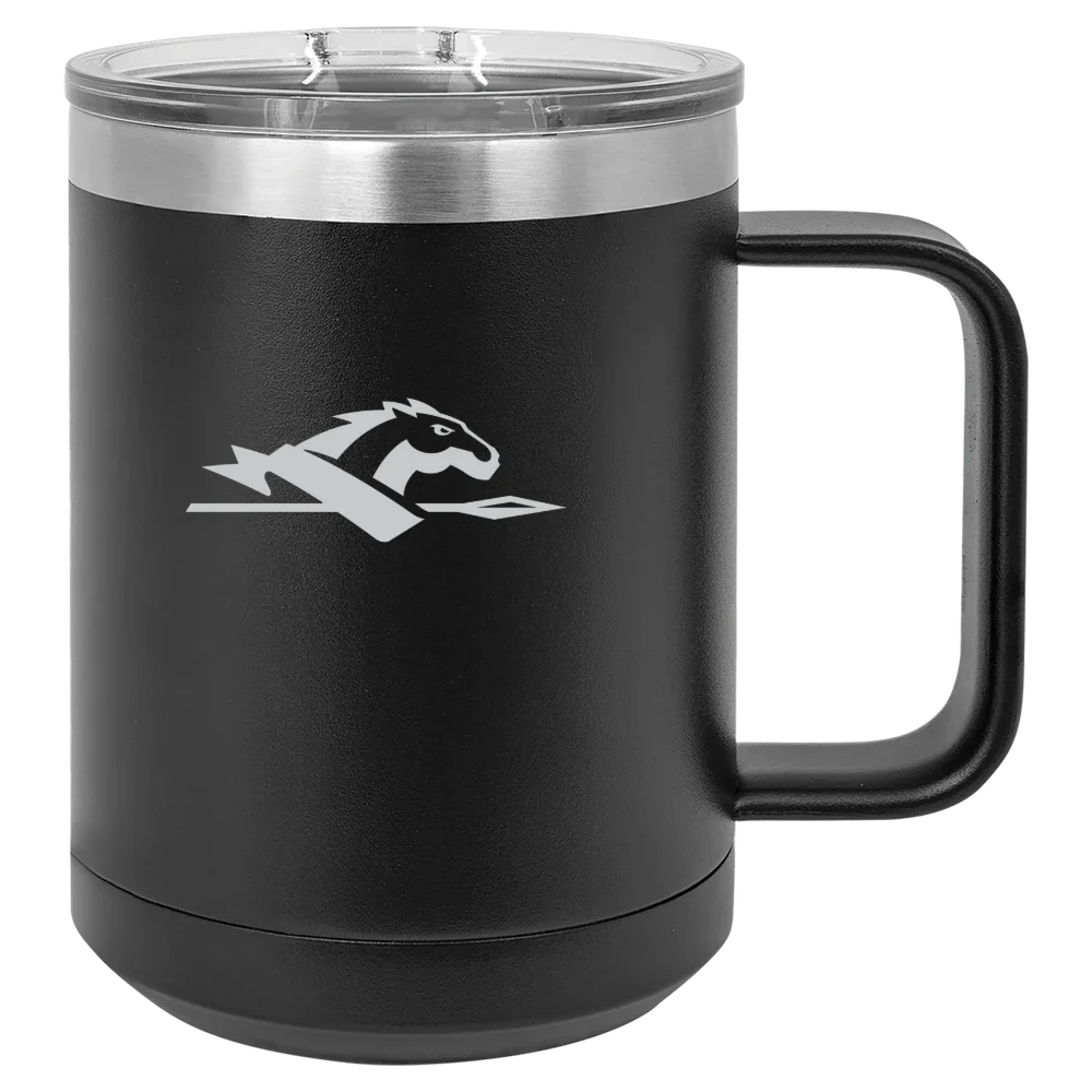 Longwood University Polar Camel 15 oz. Mug with Slider Lid