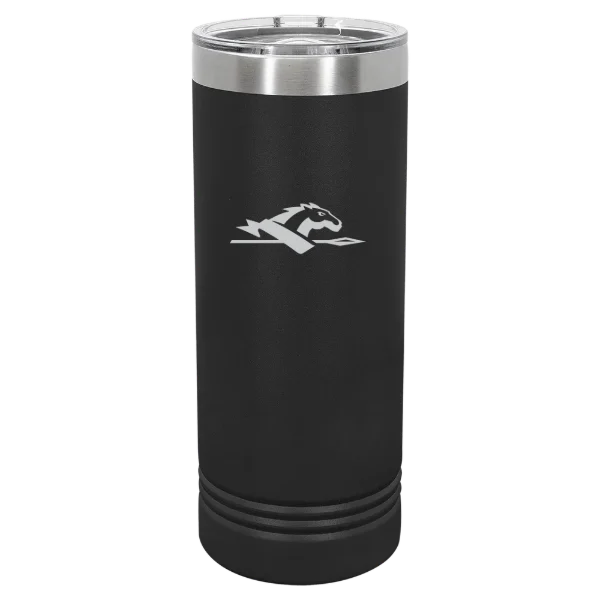 Longwood University Polar Camel 22 oz. Skinny Tumbler with Slider Lid