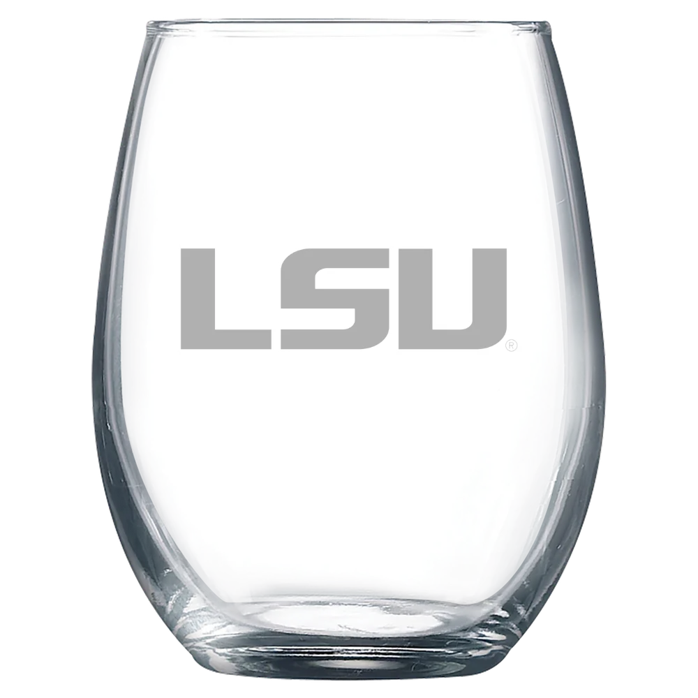 Louisiana State University Polar Camel 9 oz. Stemless Wine Glass
