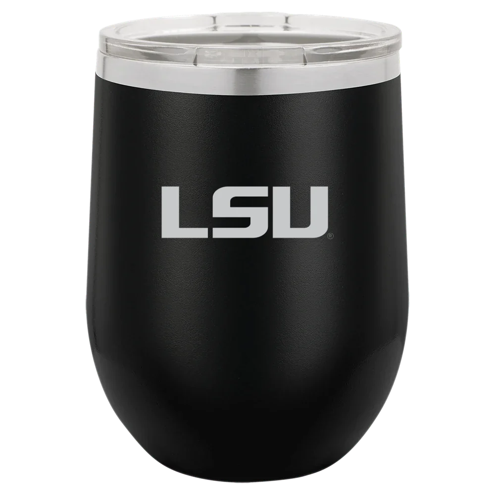 Louisiana State University Polar Camel 12 oz. Stemless Wine Tumbler