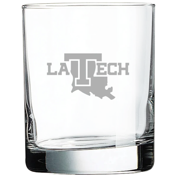 Louisiana Tech University Polar Camel 10 1/2 oz. On The Rocks Glass