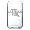 Louisiana Tech University Polar Camel 16 oz. Can Glass
