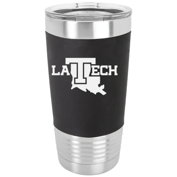 Louisiana Tech University Polar Camel 20 oz. Silicone Grip Tumbler with Standard Lid