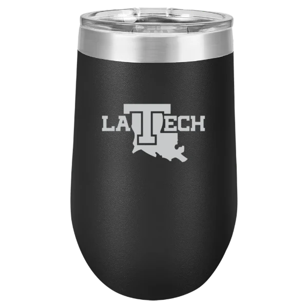 Louisiana Tech University Polar Camel 16 oz. Stemless Wine Tumbler