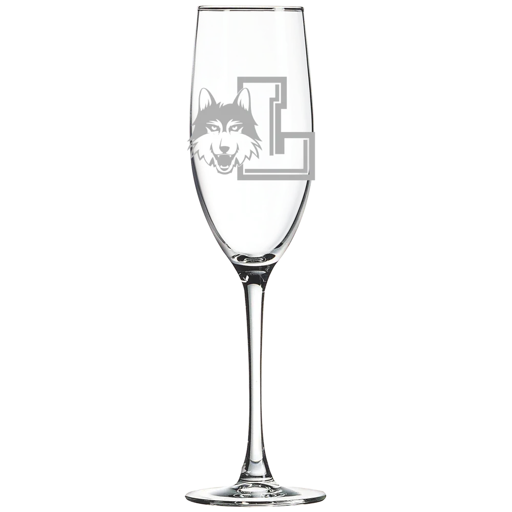 Loyola University Chicago Polar Camel 8 oz. Champagne Flute