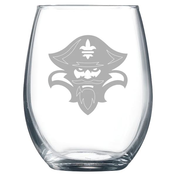 LSU New Orleans Polar Camel 9 oz. Stemless Wine Glass