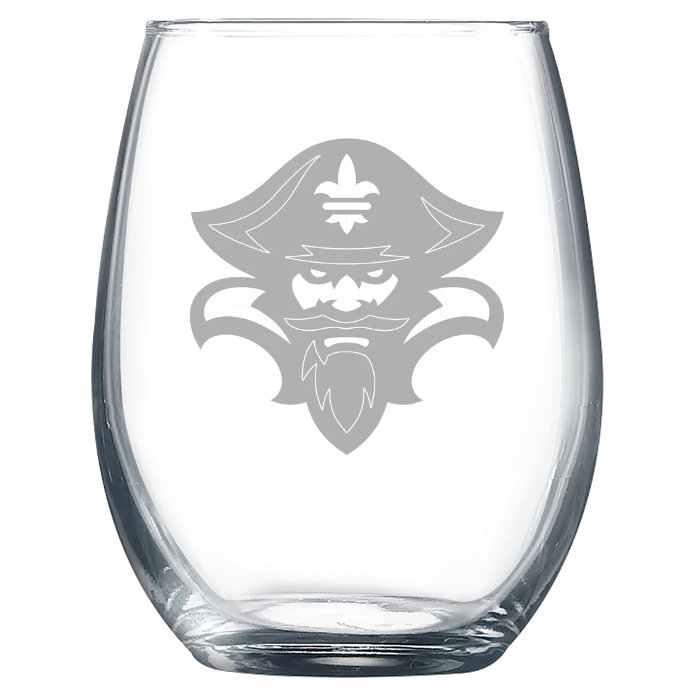 LSU New Orleans Polar Camel 9 oz. Stemless Wine Glass
