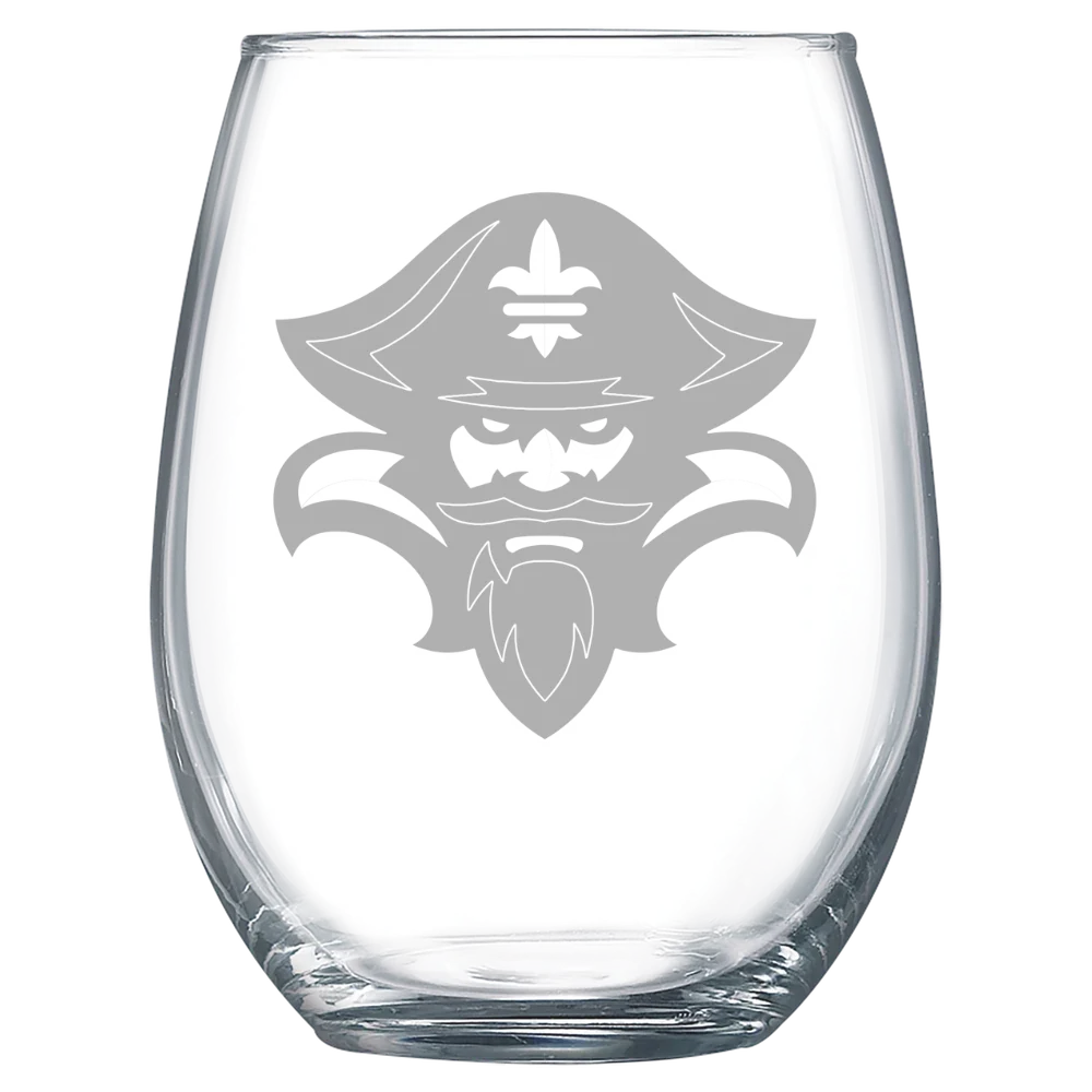 LSU New Orleans Polar Camel 15 oz. Stemless Wine Glass