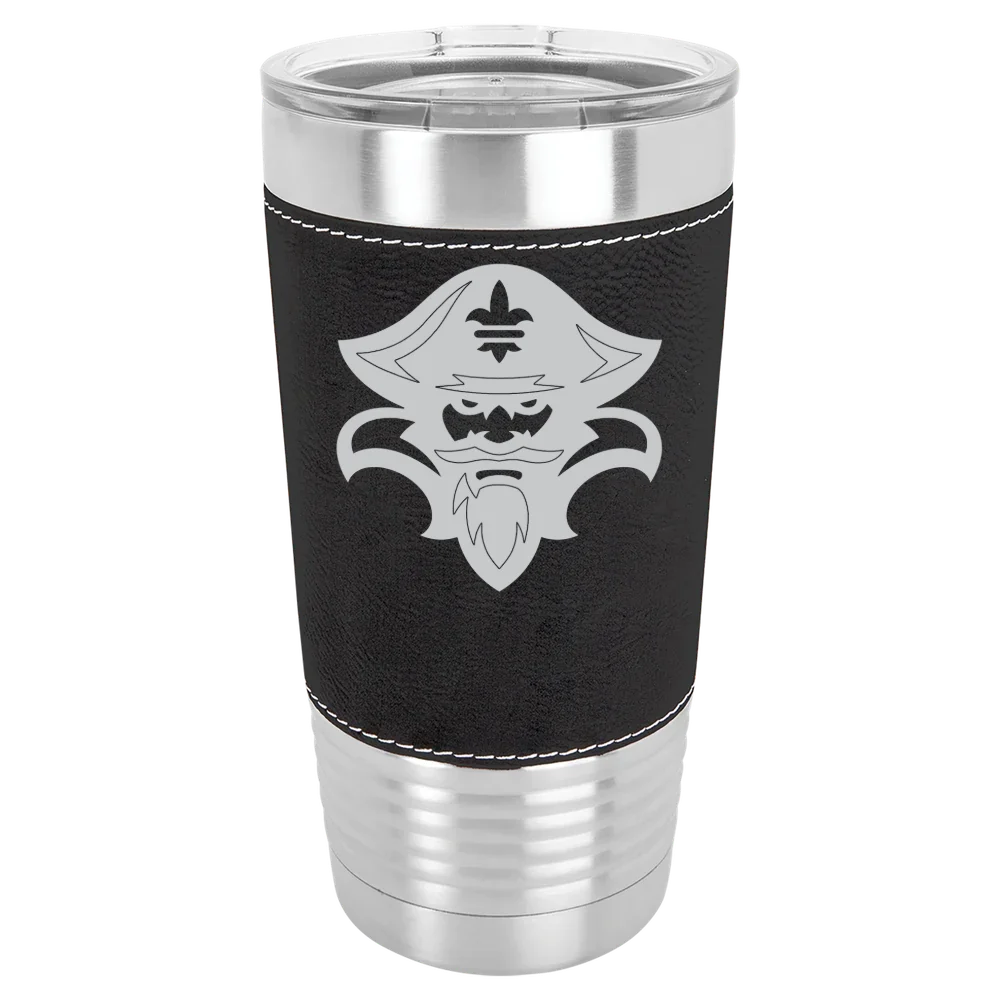 LSU New Orleans Polar Camel 20 oz. Leatherette Grip Tumbler with Standard Lid