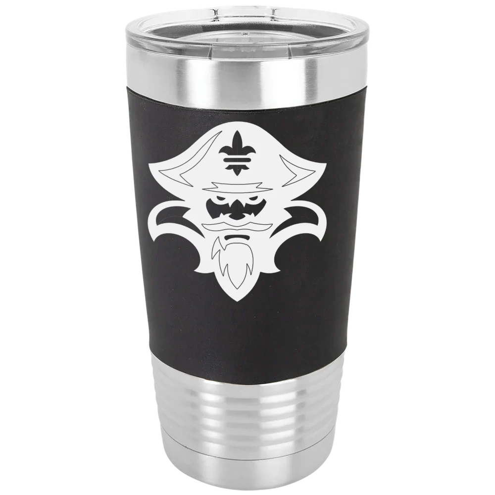 LSU New Orleans Polar Camel 20 oz. Silicone Grip Tumbler with Standard Lid